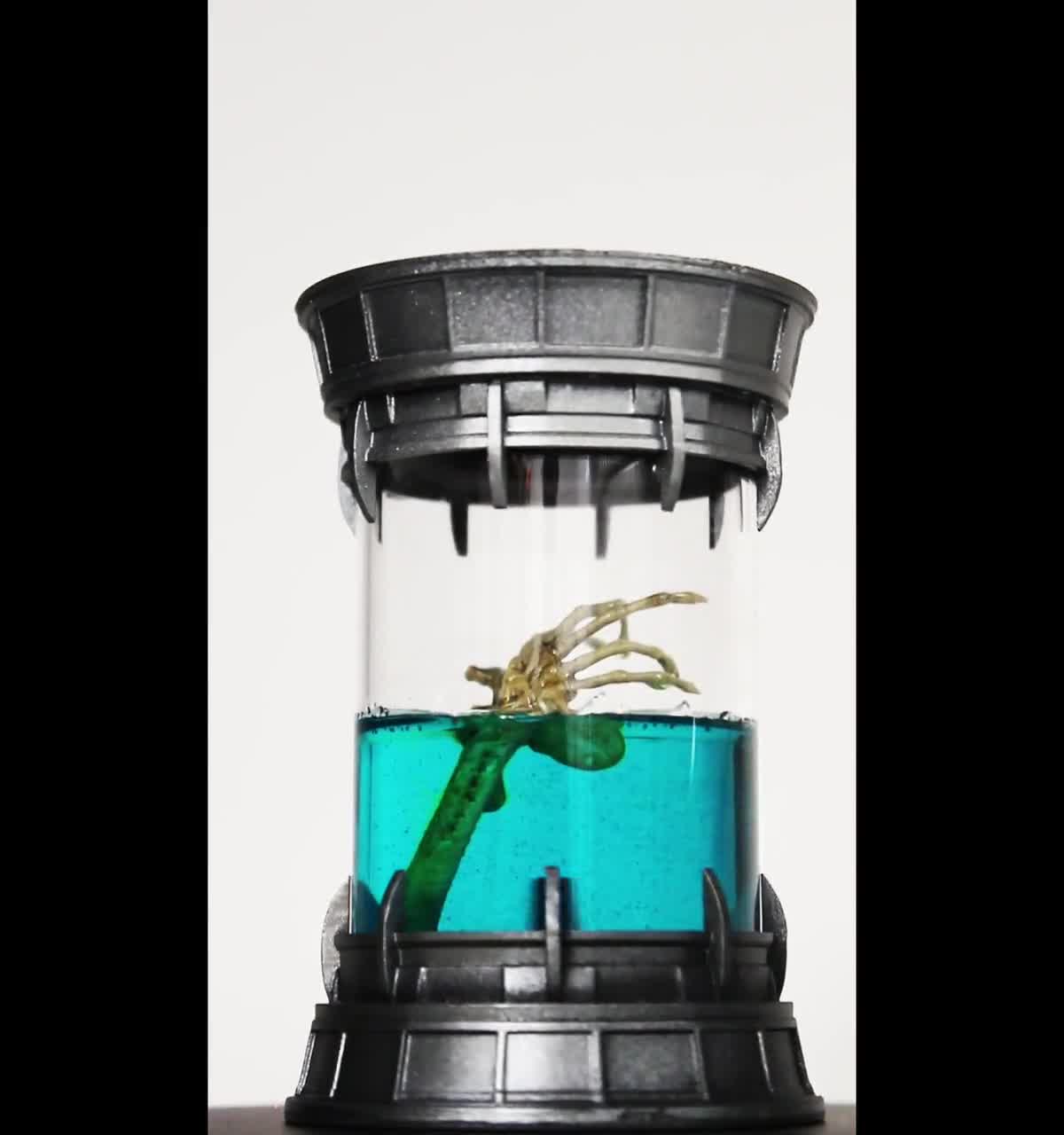 エイリアンフェイスハガーカプセル、フィギュアコレクションジャー