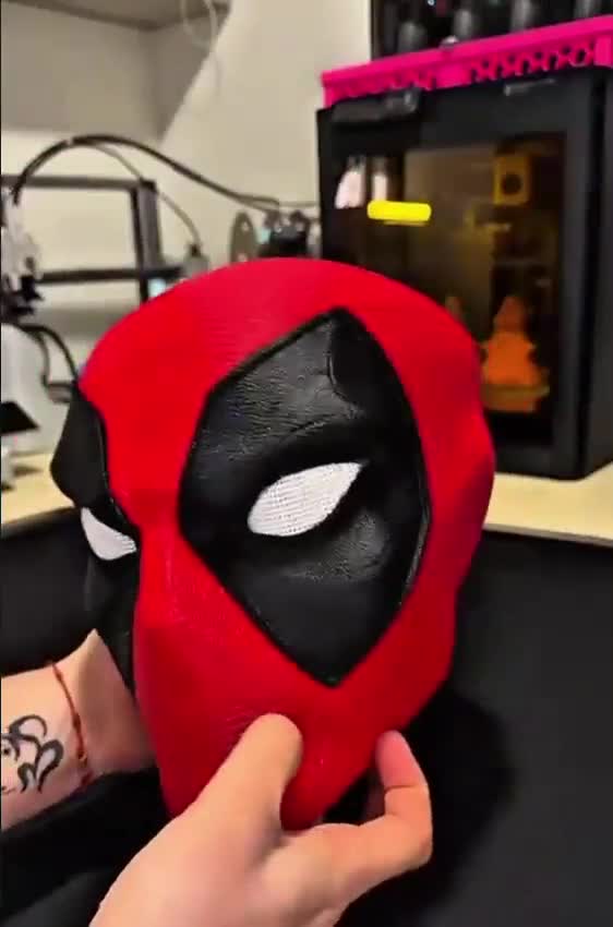 Deadpool Rivals Helmet for Cosplay — Custom Marvel Deadpool Helmet or Gamer Decor — Superhero Helmet for Costume & Comic Con video poster