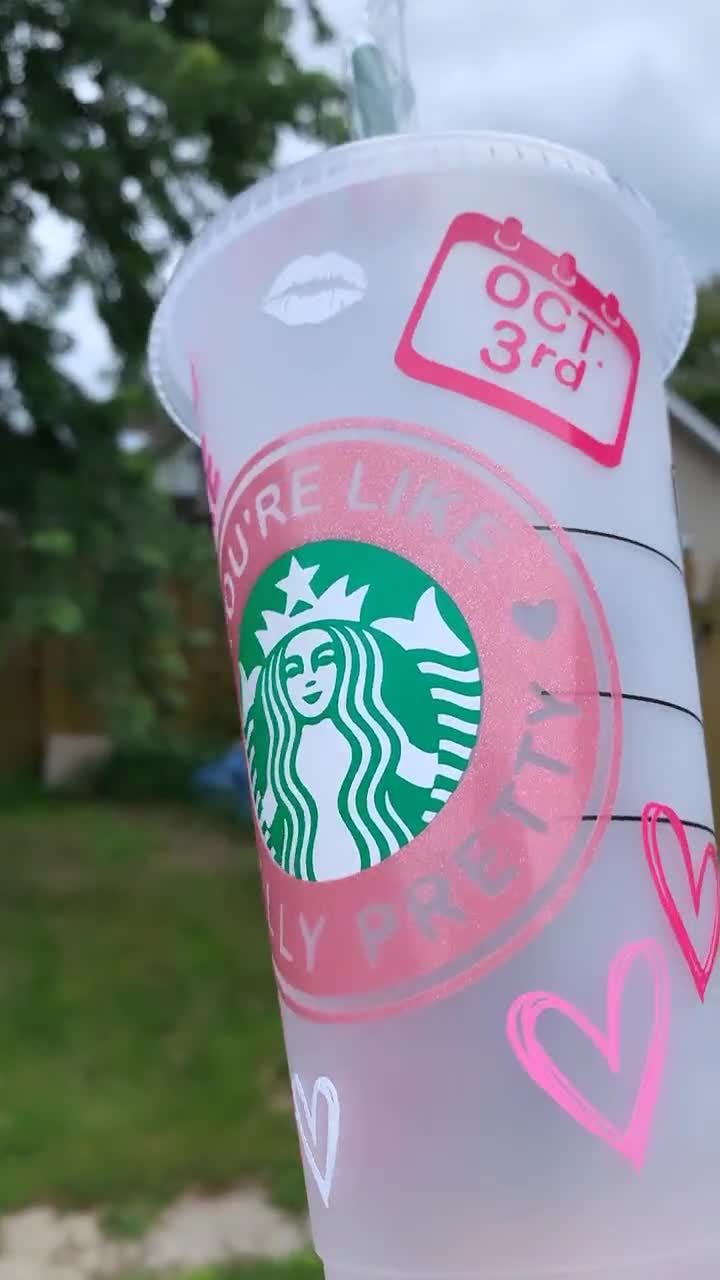 MEAN GIRLS CUP Mean Girls Starbucks Cup Cold Cup Pink Burn