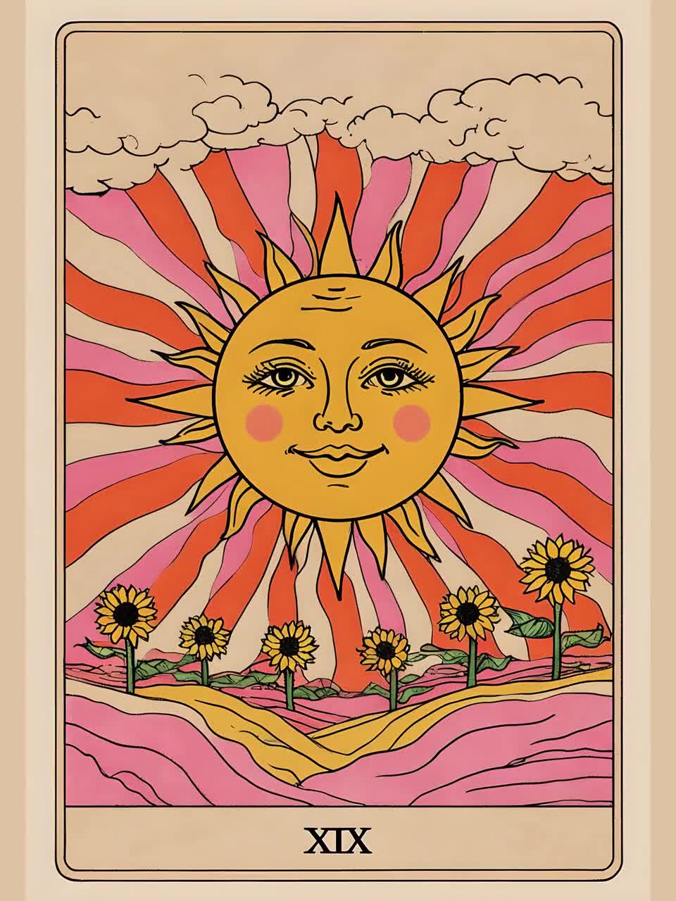 ひまわり★タロット タロットカードに描かれる花々のお話し~その2~ | タロット占い、カバラ