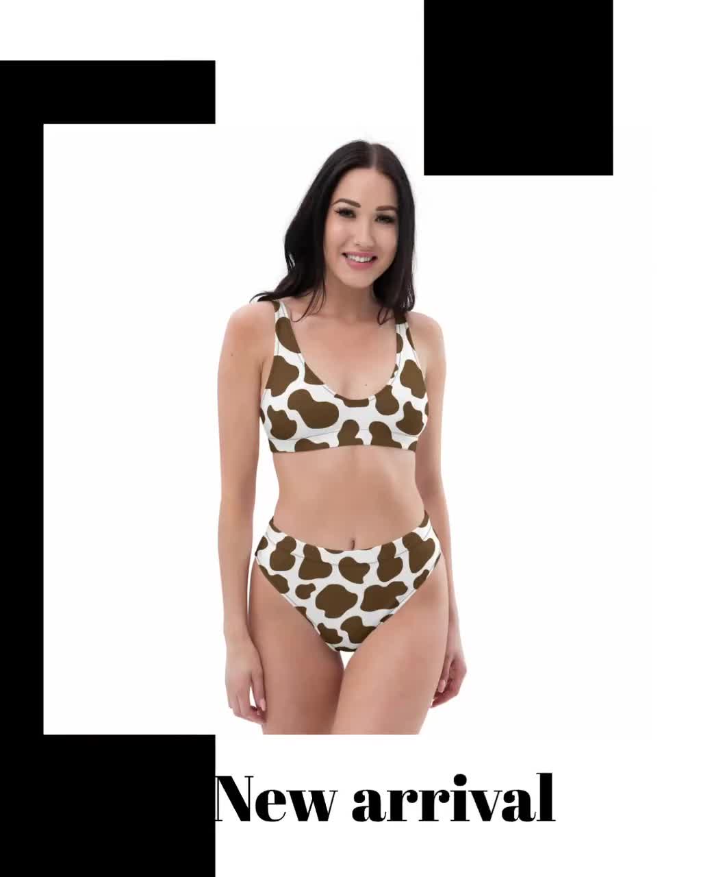 Women's Bikini Sexy Cowboy, Cowgirl Women's Swimsuit, Cow