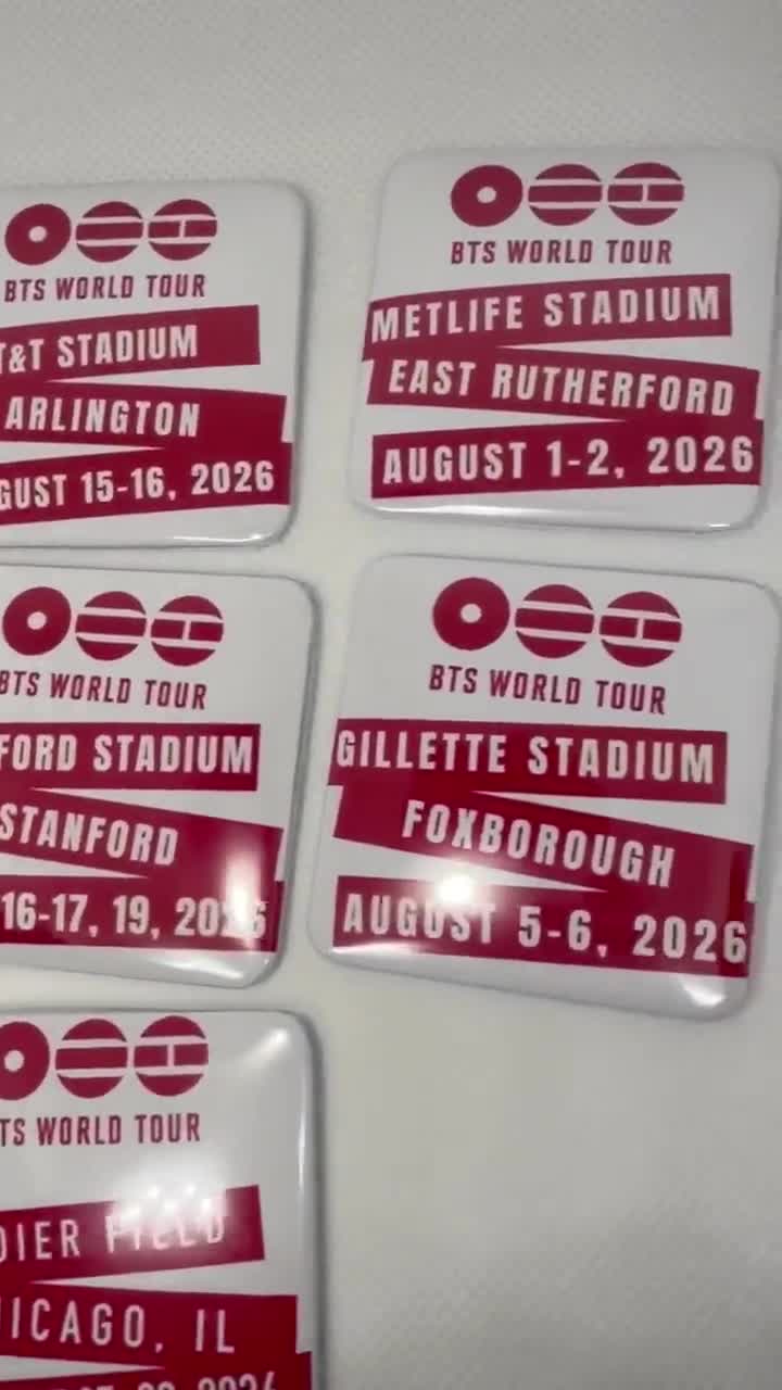 BTS Arirang Tour Magnets - Etsy Norway