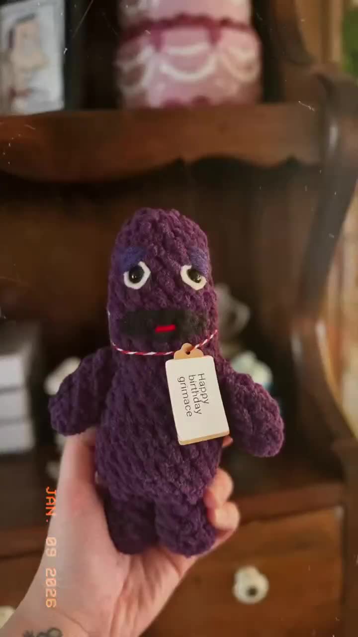 Grimace Doll, Grimace Plushie, Grimace, - Etsy