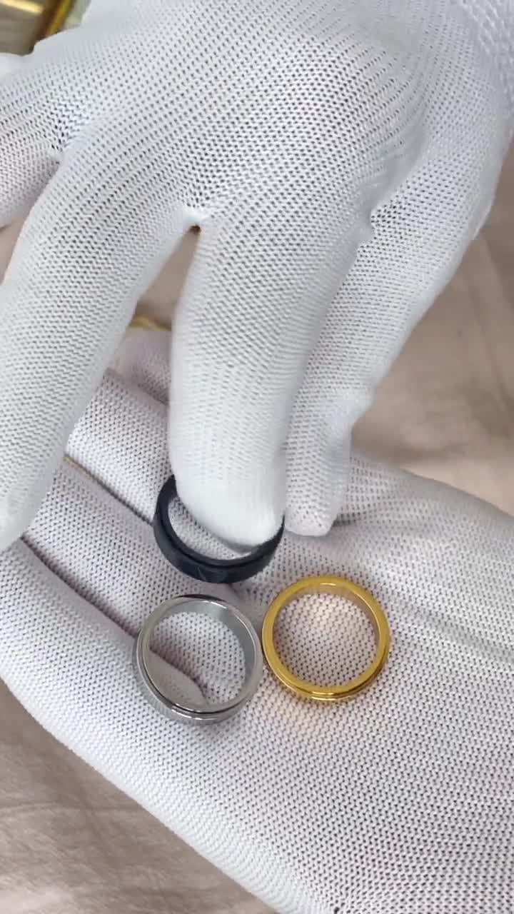 Gold Fidget Spinner Rings Silver Fidget Rings Black Gold Fidget Spinner Rings Silver Fidget Rings Black