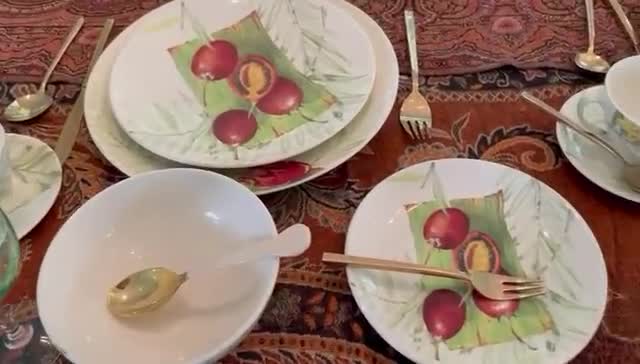 Faïencerie De Gien Exotic, 20 Stuks, Cadeau Voor Haar