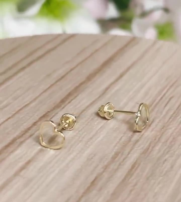 14K Yellow Gold Earring Backs Only, for Post Thickness of 0.65mm, Pairs  Screwback - Yellow Gold