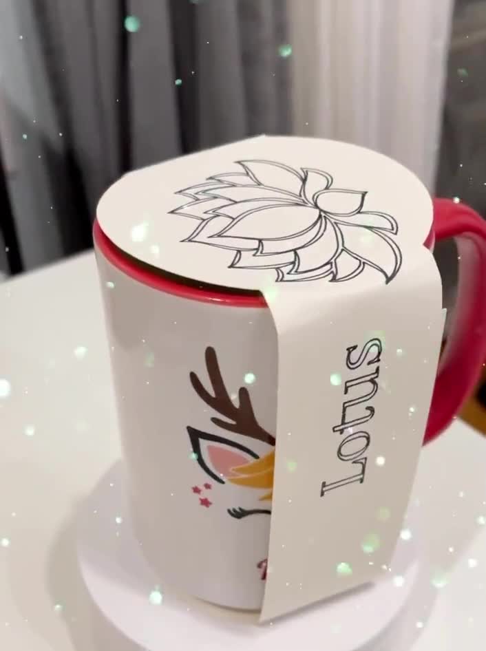 Taza de Navidad de ciervos, Regalo de navidad de nombre personalizado,  Regalo de navidad de renos para niños, Taza de reno de feliz navidad,  Vacaciones de Navidad para niños -  México