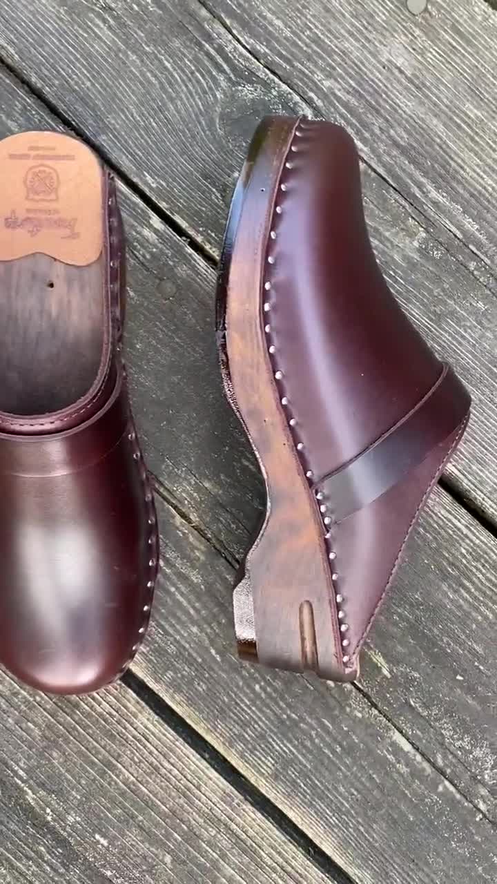 Troentorp Monet with Bit Pony Brown 41 U Swedish Clogs