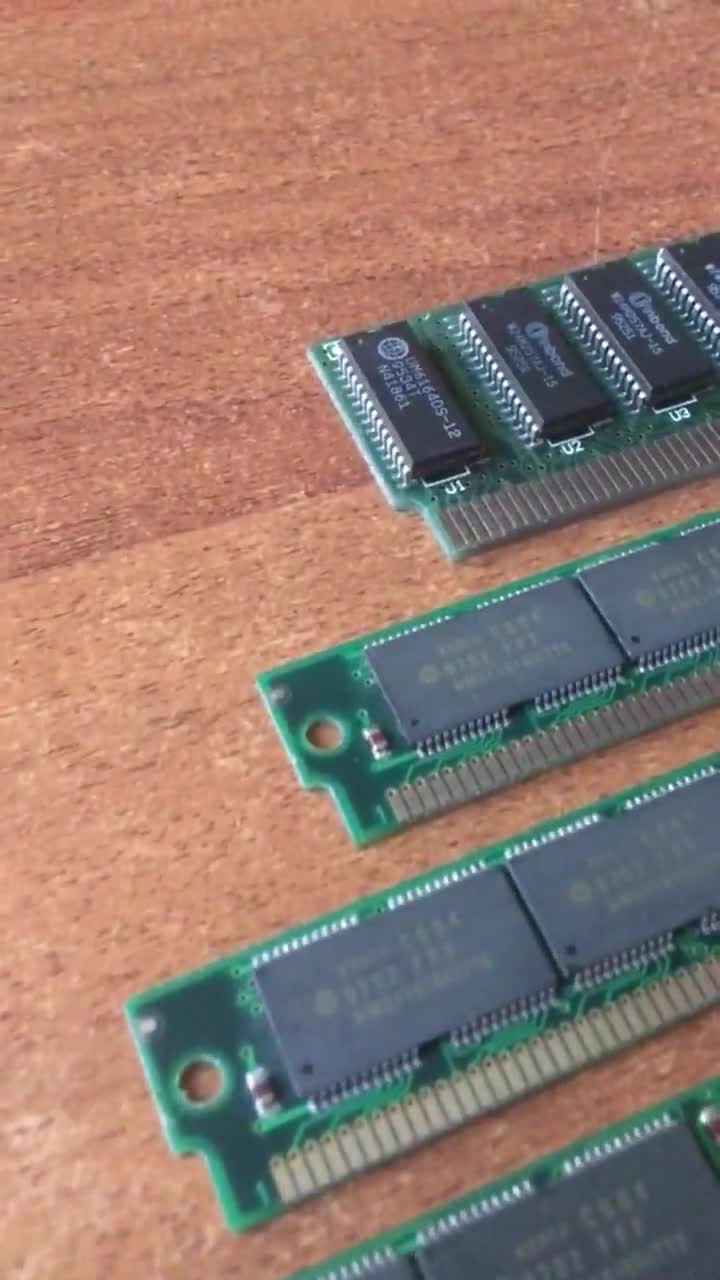 90s 5 Pcs. SIMM Memory Module 72-pin 80-pin 160-pin - Etsy Finland