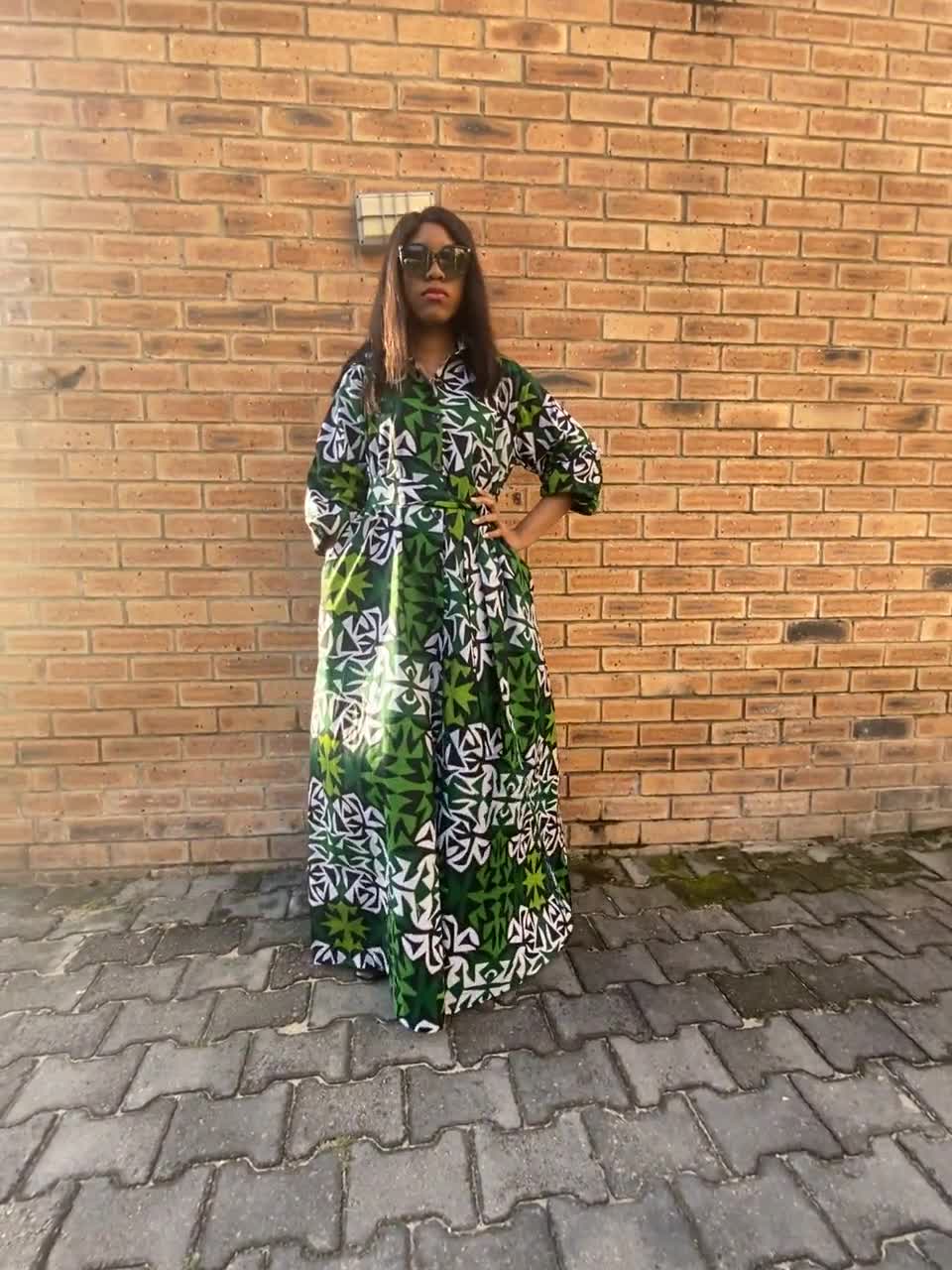 African Print Maxi Dress, Ankara Maxi Dress, African Women's Clothing,  Ankara Dress Plus Size, Ankara Dresses for Women, Nigerian Dress 