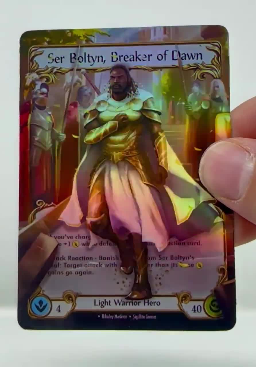 Ser Boltyn, Breaker of Dawn - Alter Token - Flesh and Blood TCG