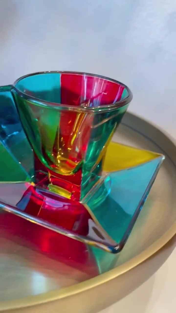 Vintage Italian Zecchin Style Murano Glass Art Deco Design