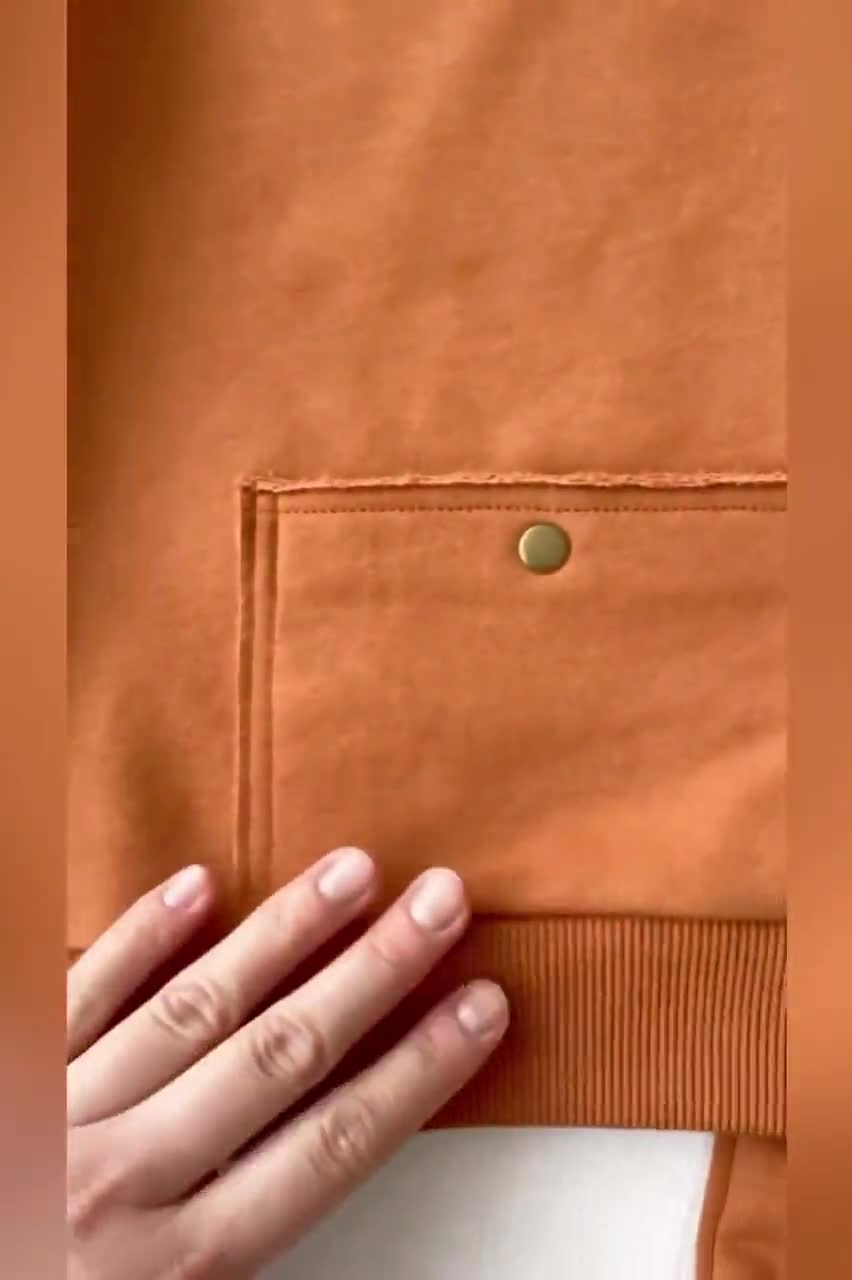 Terracotta Baby Sweatshirt With Pocket and Trousers