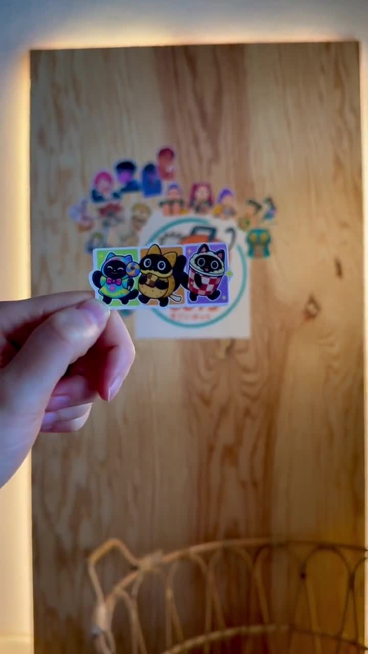 Yummy Stickers (cooky, Lollipo and Cupsy) Inspired by Yu-gi-oh