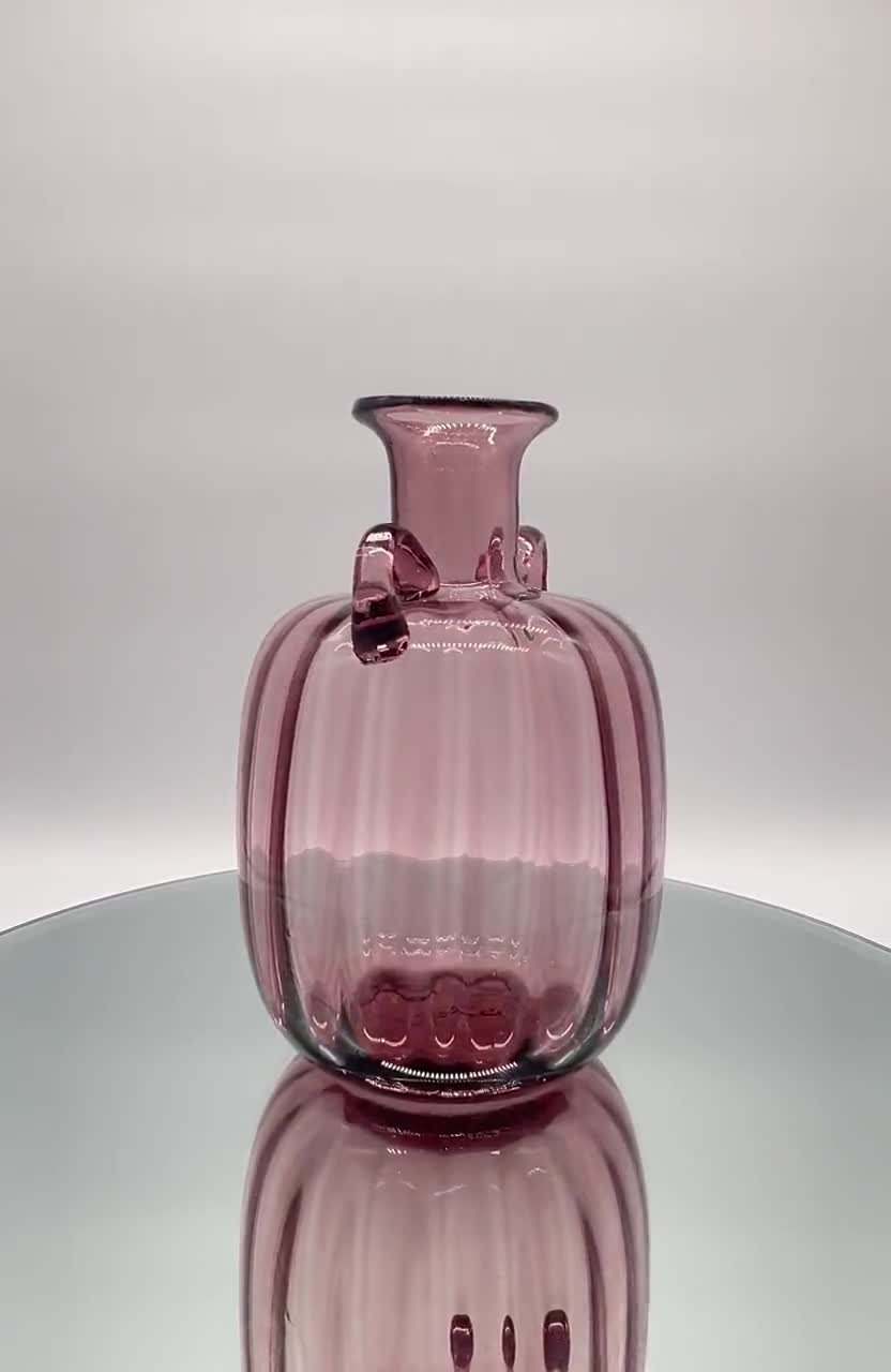 Murano Glass Vase Vittorio Zecchin Style Vase Art Deco 1940s