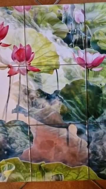 タイルアート　華麗な花束 モザイクアートタイル モザイクアート フラワーパワー モザイク