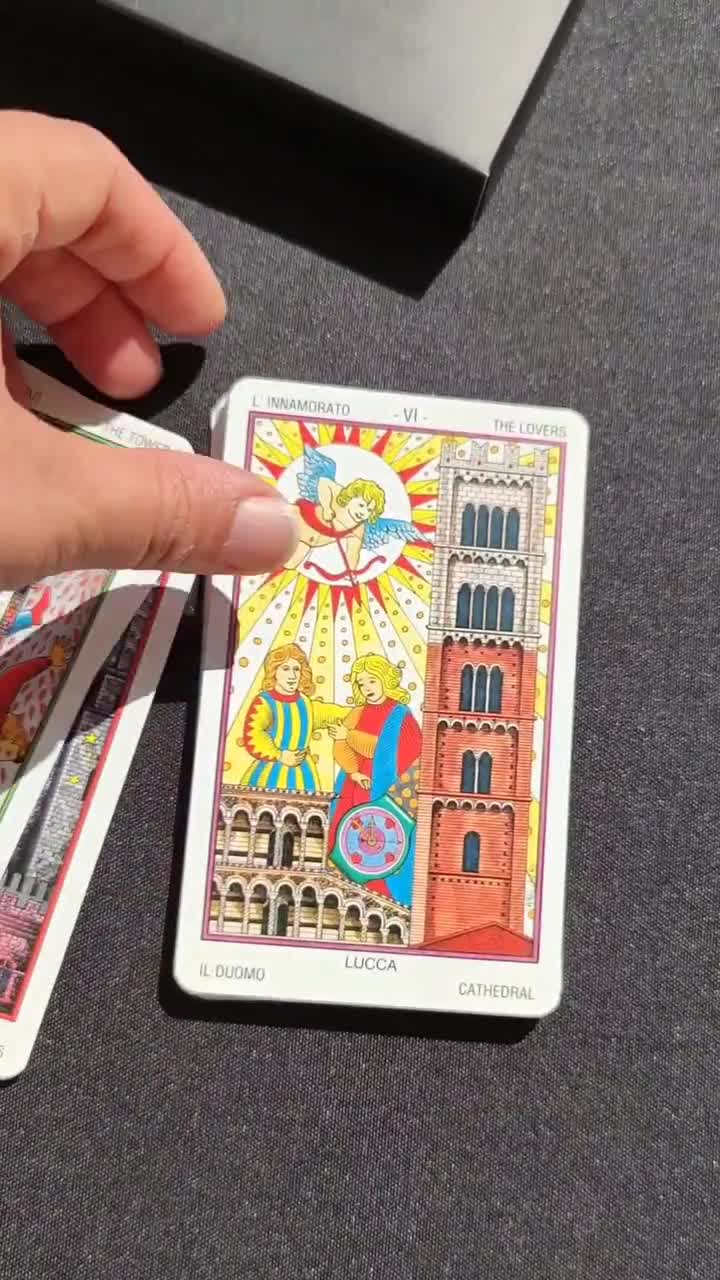 絵画 i Tarocchi nei colori della Toscana Tarot “colors of Tuscany” – I Tarocchi Nei Colori Della