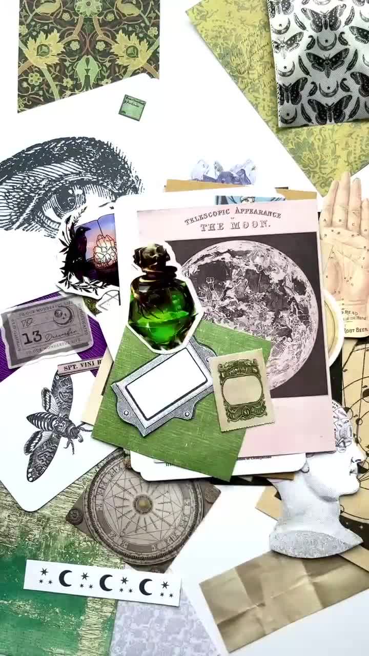 Junk Journal Supplies Witch Ephemera Witchy Journaling 