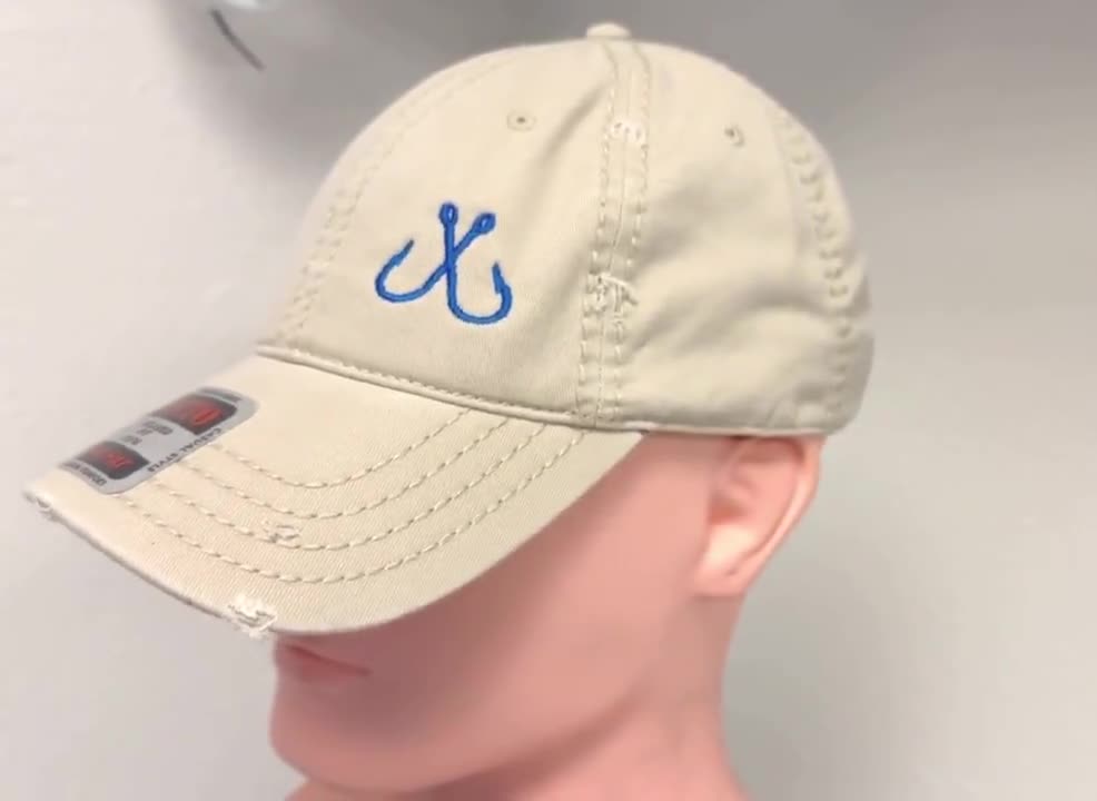 Gorra De Béisbol Desgastada Y Deshilachada Con Bordado De La | Envío Gratis