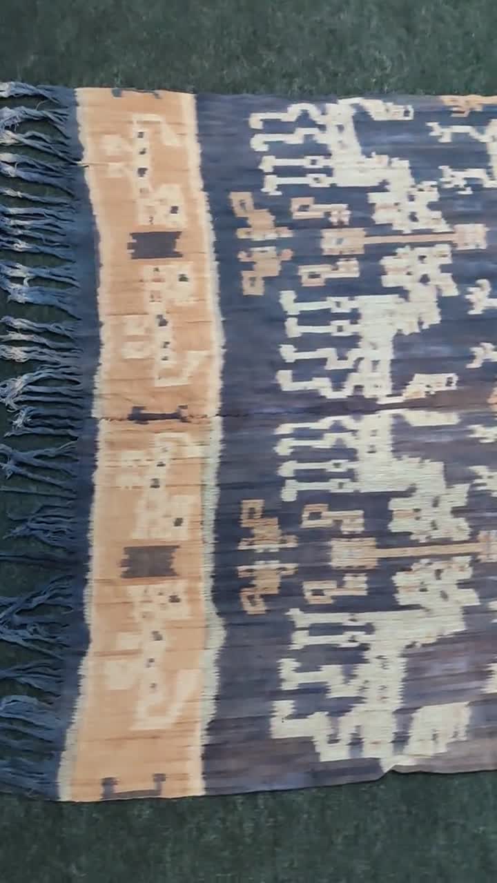 アンティークテキスタイル、刺繍、テキスタイル、インドネシア