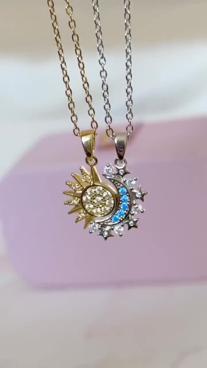 Sun and Moon Best Friend Necklace Australia