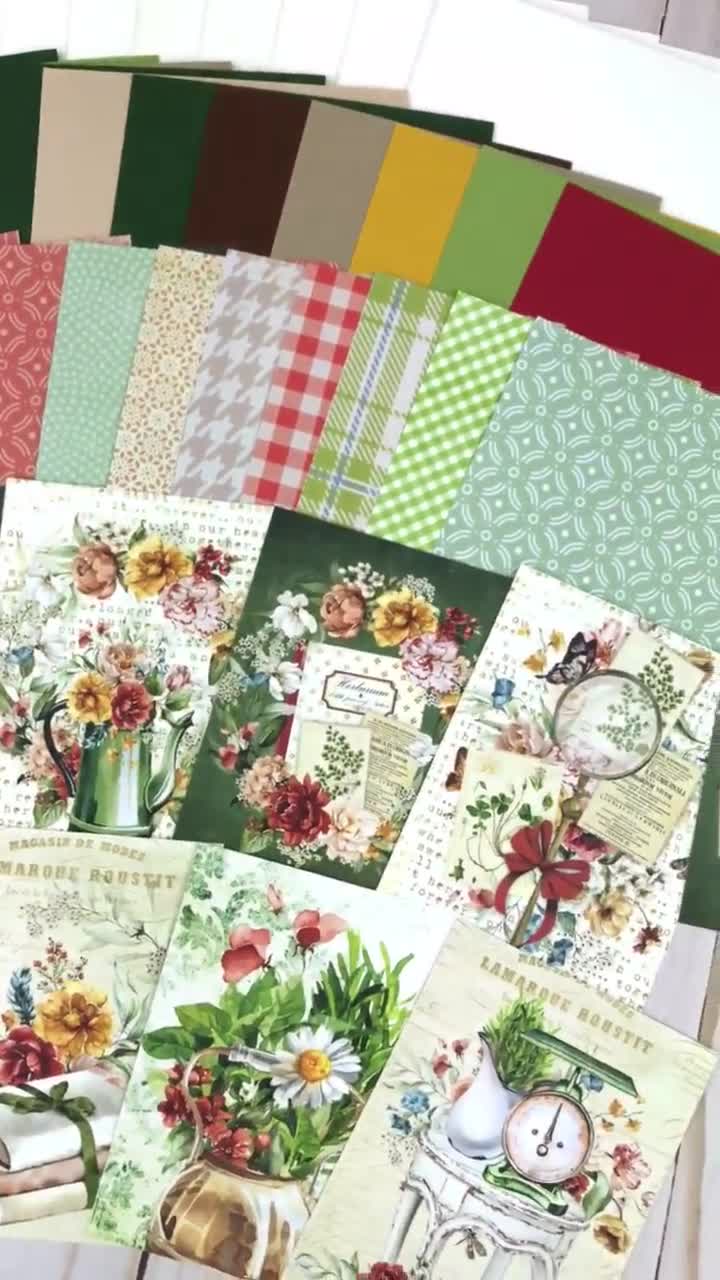 Card Making Kit for Adults, Botanical Card Kits DIY, Beginner Craft Kit,  Make Your Own Card, Summer Craft Kit, Cardmaking Supplies, Eas