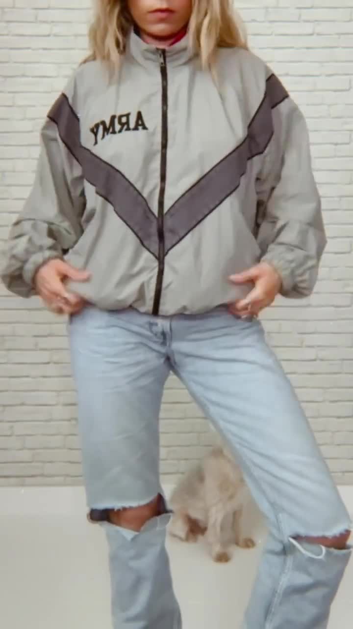 80s Army Physical Fitness Jacket | Small Medium Adult Size