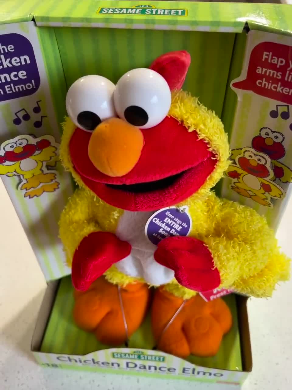 Singing dancing hot sale elmo toy