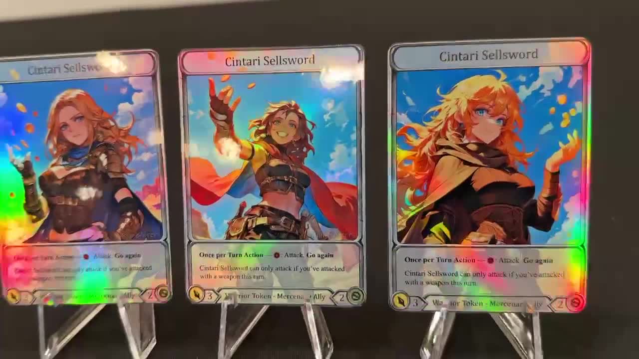 Cintari Sellsword - Token Alter - Flesh and Blood TCG - Etsy