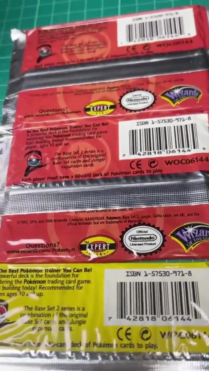 Vintage Pokmon Base Set 2 Bootleg Booster Pack (2000) Factory Sealed Proxy Pack | Mewtwo, Gyarados & Pidgeotto Art | Ultra Rare Collect Vintage Pokmon Base Set 2 Bootleg Booster Pack (2000) Factory Sealed Proxy Pack | Mewtwo, Gyarados & Pidgeotto Art | Ultra Rare Collect