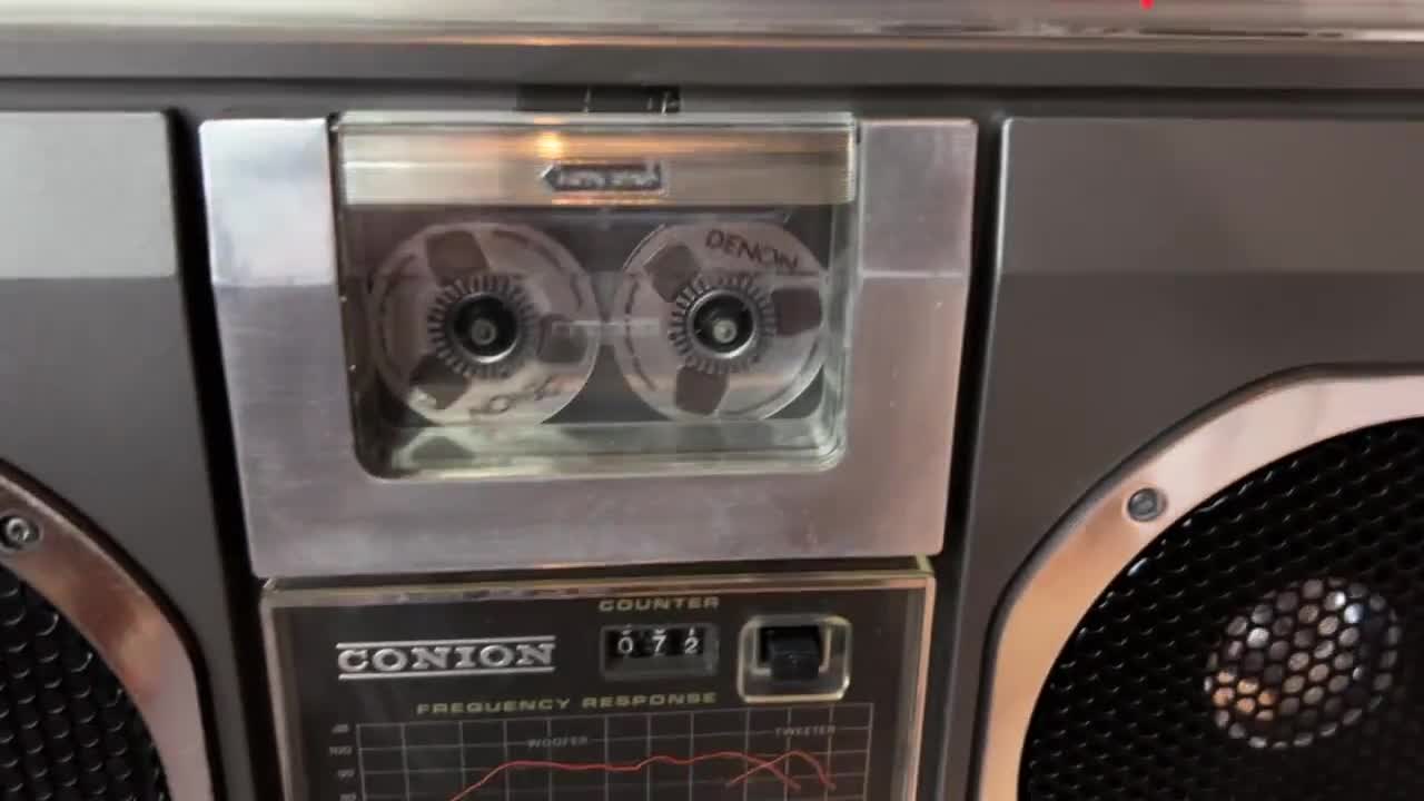 Vintage Boombox CONION CRC-H58F Made in Japan Original - Etsy