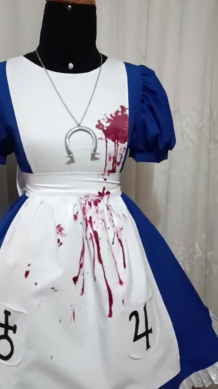 Alice-Madness Returns Alice Cosplay Costume - No Stain