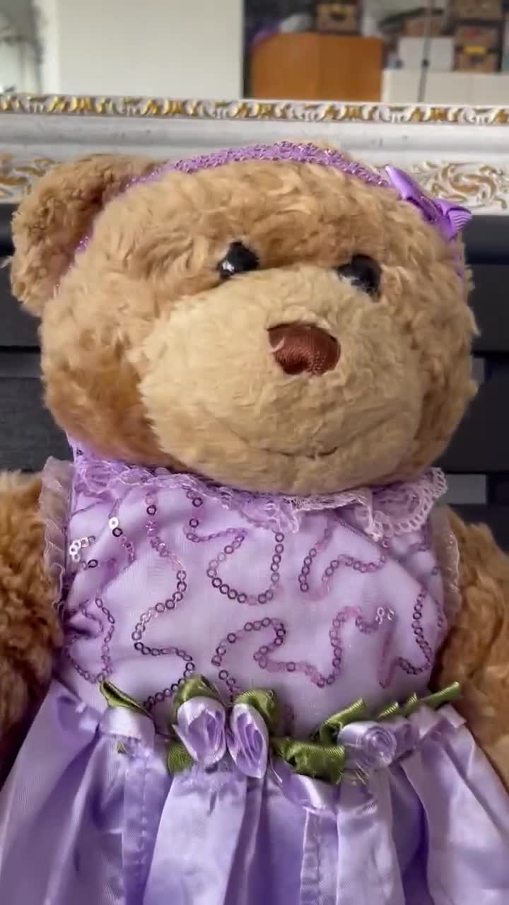 build a bear purple dress Light-Up Fairy Princess for Stuffed Animals BuiLd A Bear Purple &