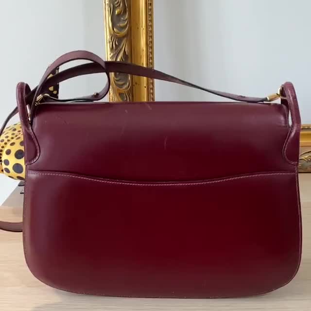 Hermes Rouge H Box Calf Vintage Constance 23 - Hermes Handbags Canada