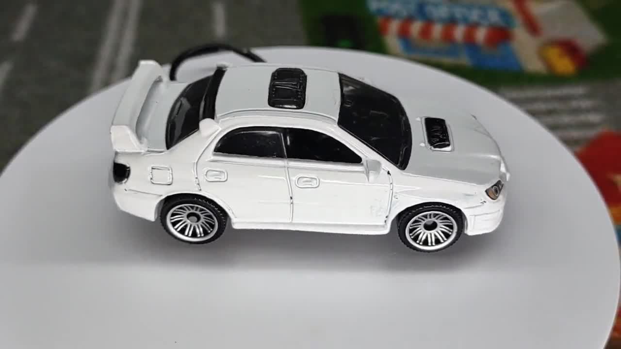 Subaru Impreza WRX Car Custom Diecast Keychain Gift Matchbox