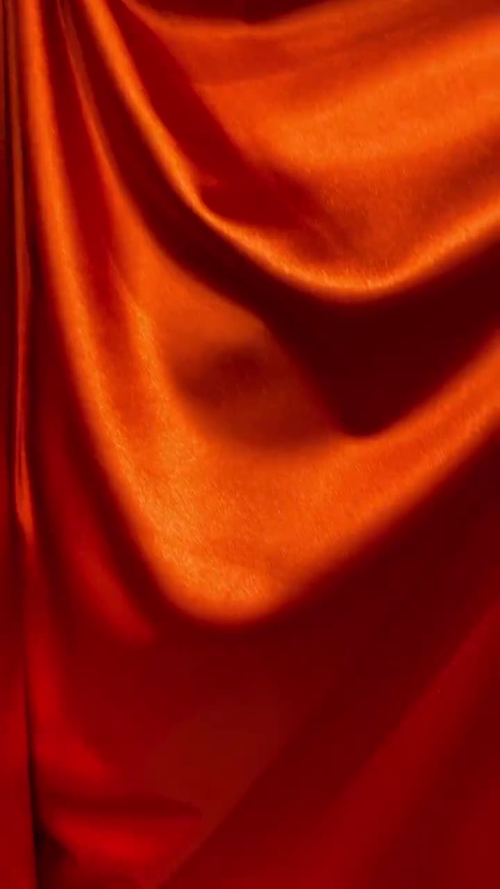 Spandex Luxury Fabric Rust Orange Shiny Polyester Spandex Stretch Fabric  Sold by the Yard 20% Spandex pick a Size 