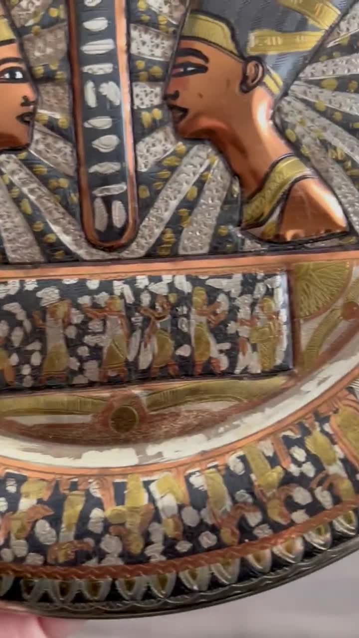 ヴィンテージ　ロシア　イゴール遠征物語　銅板に七宝焼き　壁飾り カレワラ イヤープレート 1995 ARABIA ヴィンテージ 陶板 飾り皿