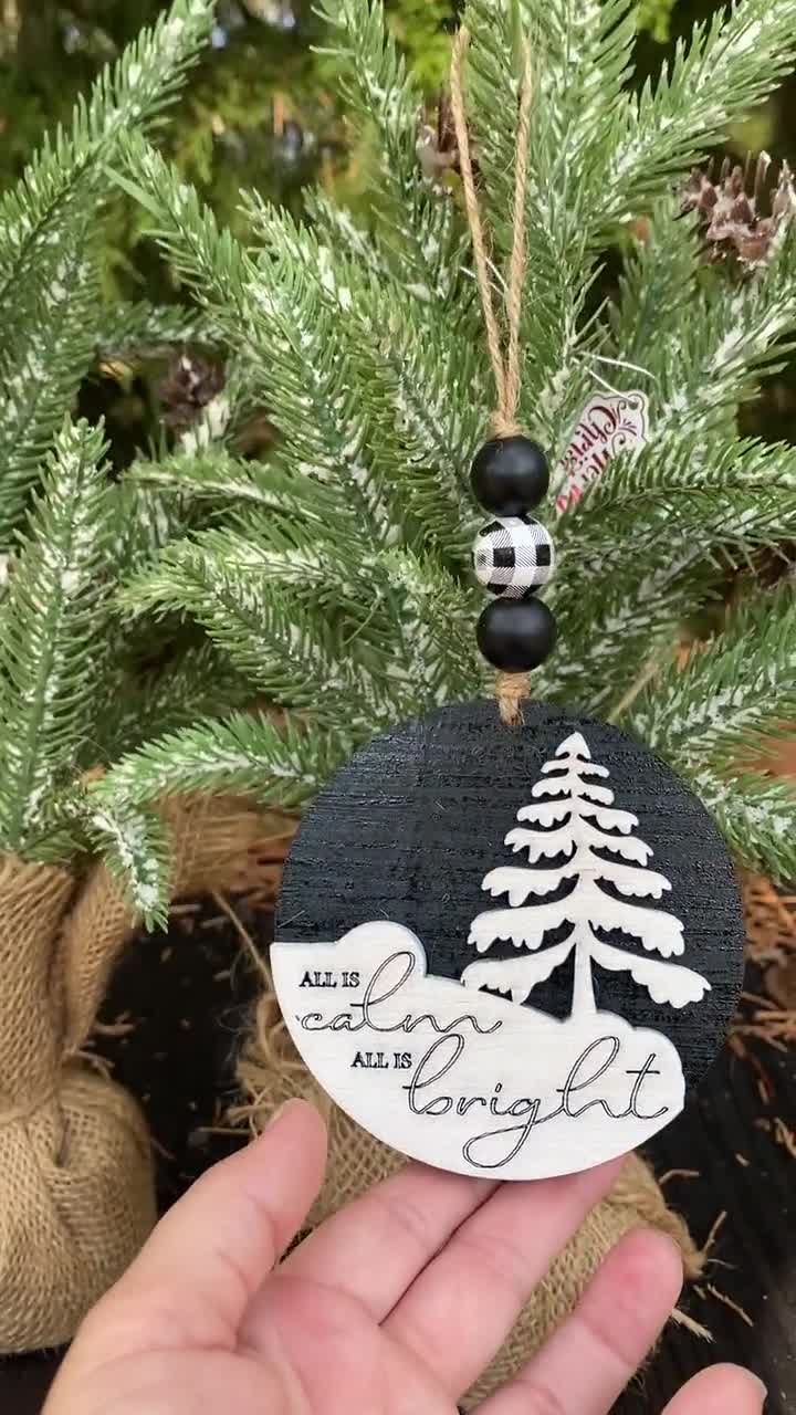 2023 Personalized Ornament Ugly Sweater Penguin Family of 4 Christmas Tree  with Star Topper Ornament Artisanal Customized Decoration Wedding