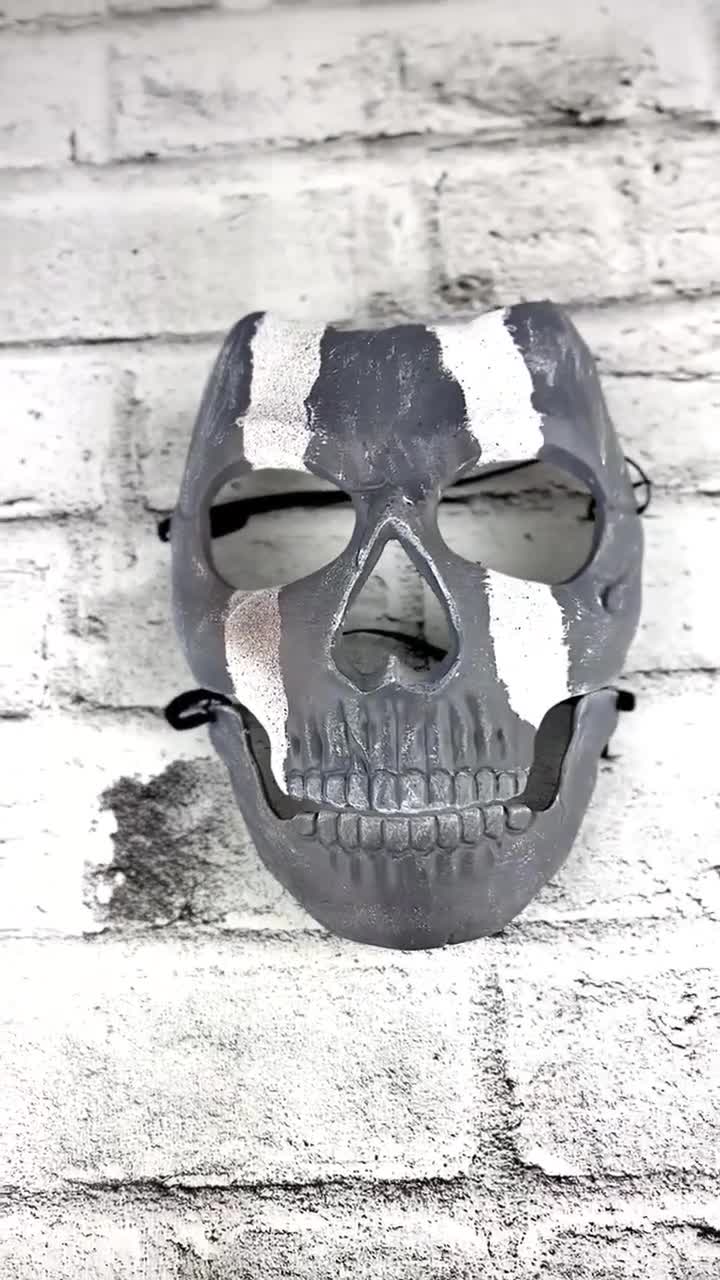 Call of Duty Warzone 2 Skull Ghost Mask Headgear Cosplay Full Mask