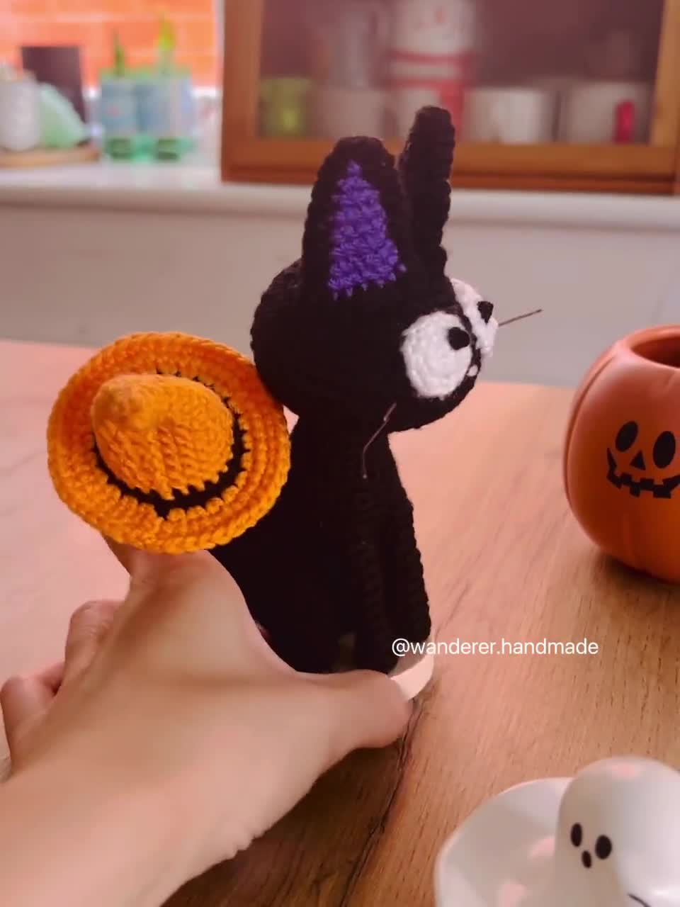 Jiji the Black Cat Crochet Pattern, Kiki's Delivery Service
