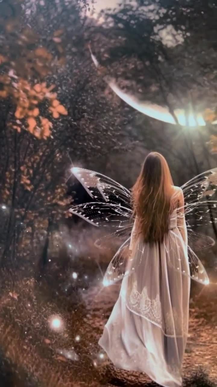 Moon Fae PRINT Forest Fairytale Fairy Virgo Taurus Photo Woods