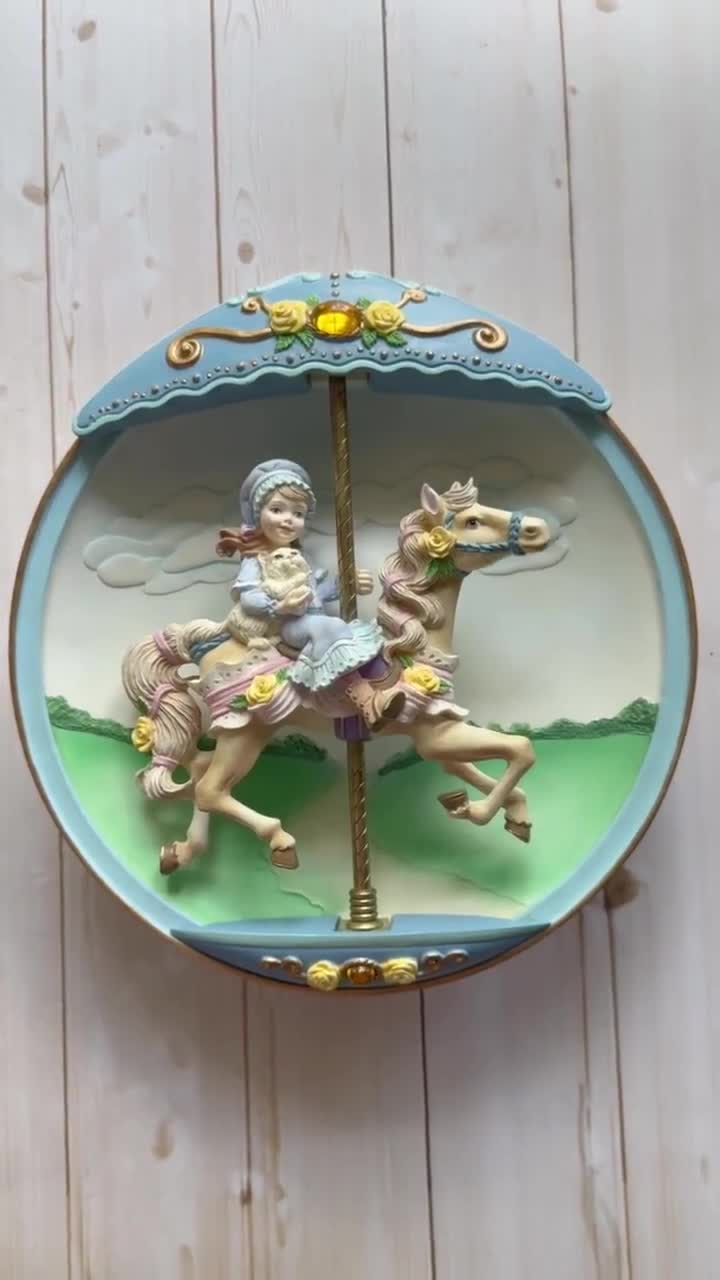 Vintage Bradford Exchange Carousel Daydreams Wishful Thinking