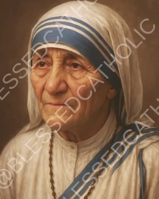 Mother Teresa Portrait: Catholic Art, Saint Teresa of Calcutta