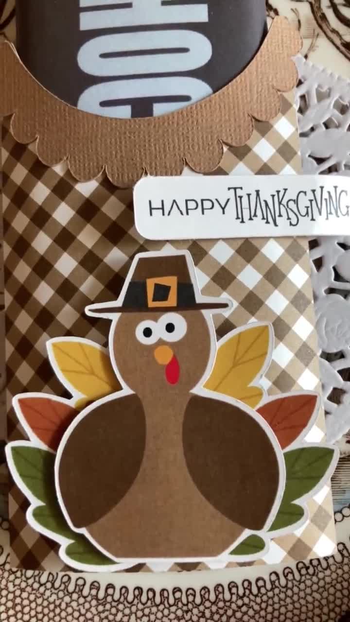 Kit de envoltorios para barras de chocolate con forma de pavo para Acción de Gracias, recuerdos para fiestas, decoración de mesa, para colocar asientos, para personal de oficina, empleados y compañeros de trabajo. video poster