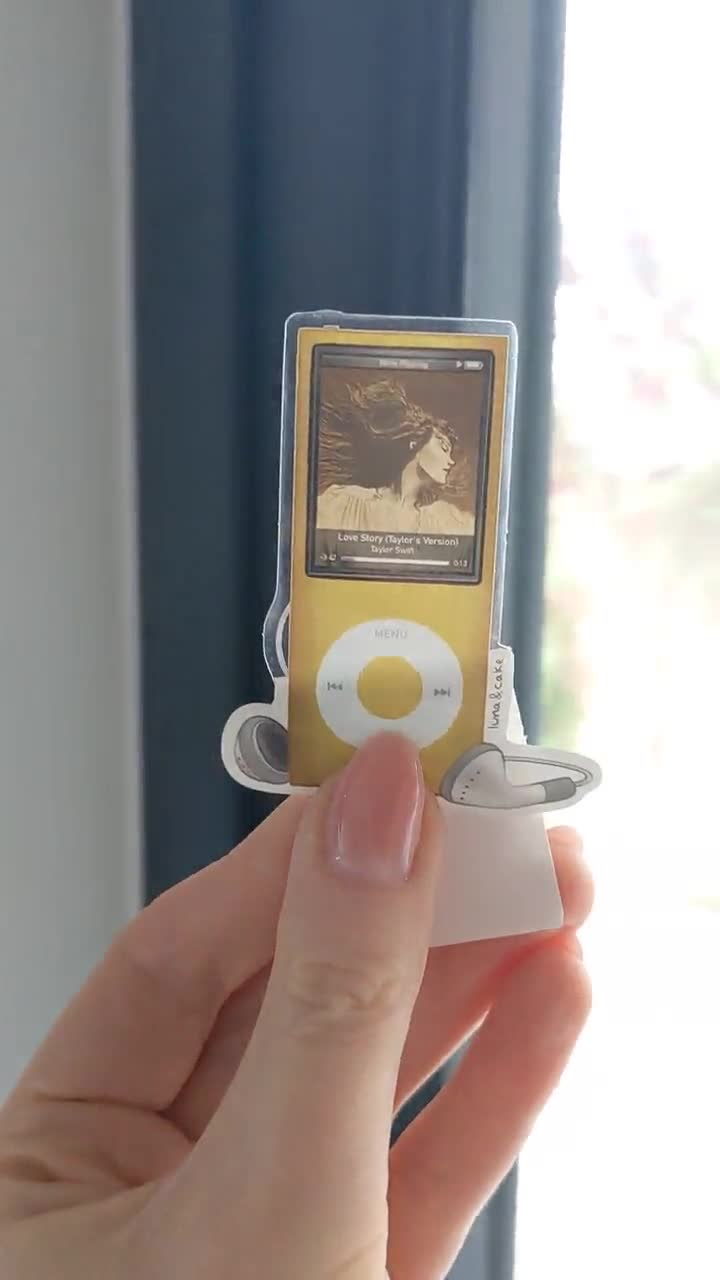 Taylor Swift Love Story Yellow Ipod Nano Clear Vinyl Sticker -  Israel