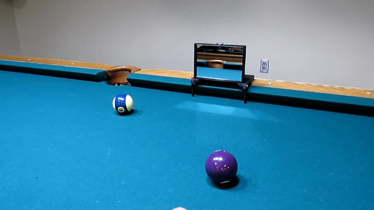 Banking Mirror - pool billiards training aid