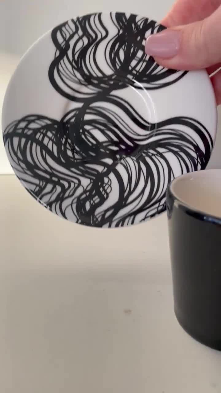 ヴィンテージ イッタラ アイカ ブラック＆ホワイト エスプレッソ