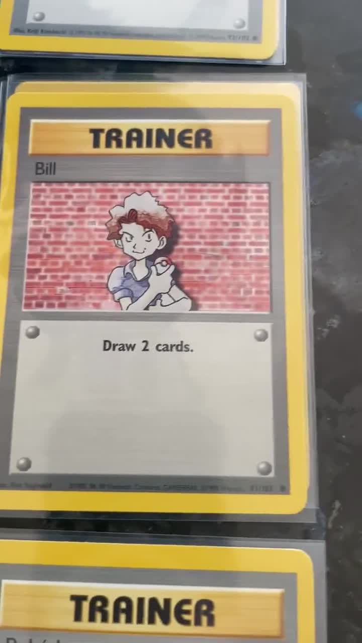 Vintage Pokemon Trainer Cards Wizards of the Coast, 1999