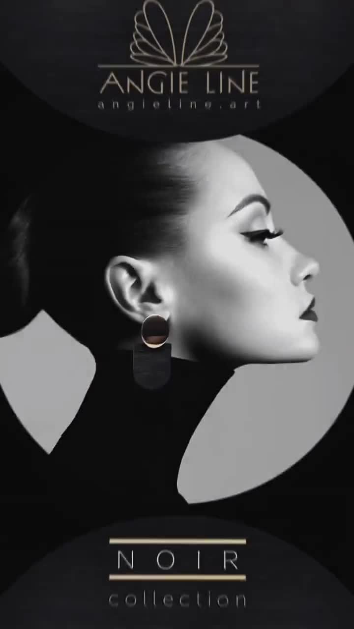 NOIR COLLECTION by Angie Line Art Handmade Handcrafted Jewelry - Etsy