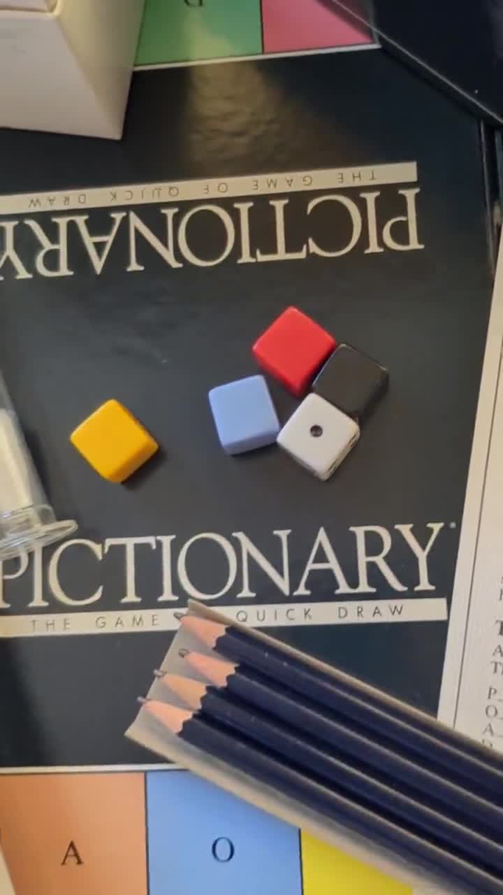 Vintage 1992 Pictionary Board Game: Family Games Night - Etsy